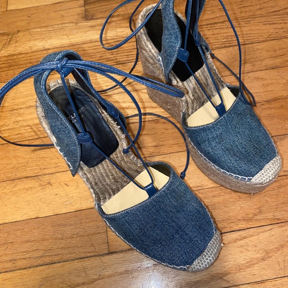 Saint Laurent Paris Resort Denim Espadrille’s, excellent condition, comfy cool - Picture 4 of 8